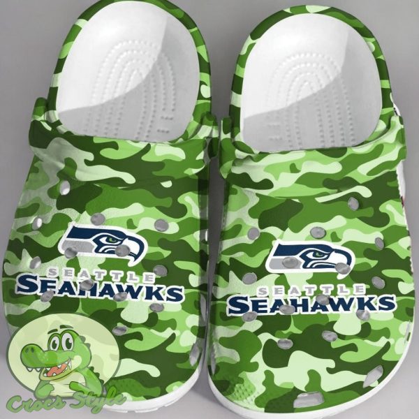 NFL Seattle Seahawks Crocs Clogs Shoes Comfortable