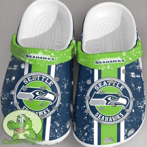 NFL Seattle Seahawks Crocs Clogs Shoes Comfortable For Fans