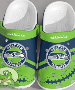 NFL Seattle Seahawks Crocs Comfortable Shoes Clogs For Men Women Product Photo 1
