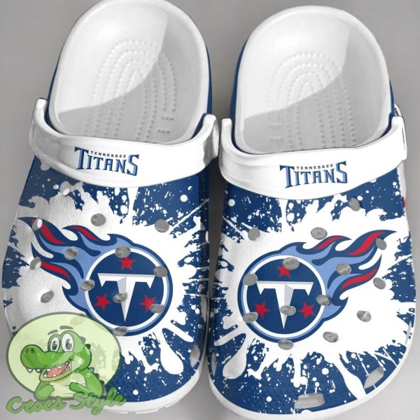 NFL Tennessee Titans Crocs Shoes Clogs Comfortable For Men Women