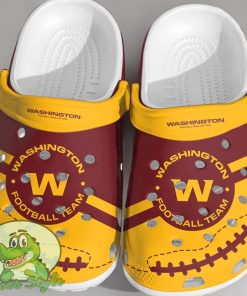 NFL Washington Football Crocs Comfortable Shoes Clogs For Men Women Product Photo 1