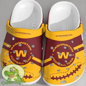 NFL Washington Football Crocs Comfortable Shoes Clogs For Men Women