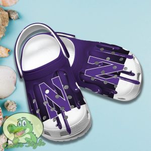 Northwestern Wildcats Crocs New Design Best Choice For Fans Product Photo 3