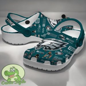 Philadelphia Eagles NFL Crocs Clogs Shoes Comfortable For Fans Product Photo 2