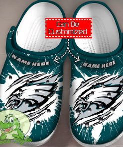 Philadelphia Eagles NFL Crocs Clogs Shoes Comfortable For Men Women Custom Name Product Photo 1