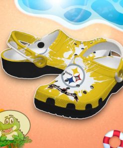 Pittsburgh Steelers Crocs Custom Name Edition Clog Shoes Product Photo 1