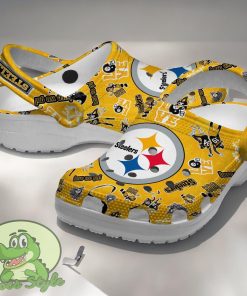 Pittsburgh Steelers NFL Sport Crocs Clogs Shoes Comfortable For Men Women Product Photo 2