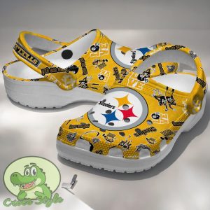 Pittsburgh Steelers NFL Sport Crocs Clogs Shoes Comfortable For Men Women Product Photo 2