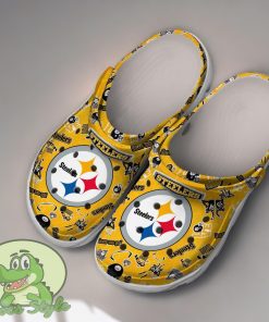 Pittsburgh Steelers NFL Sport Crocs Clogs Shoes Comfortable For Men Women Product Photo 3