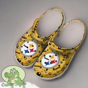 Pittsburgh Steelers NFL Sport Crocs Clogs Shoes Comfortable For Men Women Product Photo 3