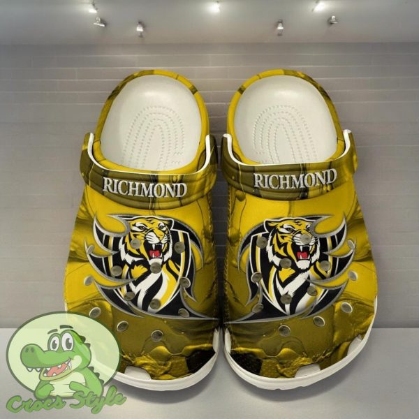 Richmond Football Club Crocs Classic Clog Shoes For Fans