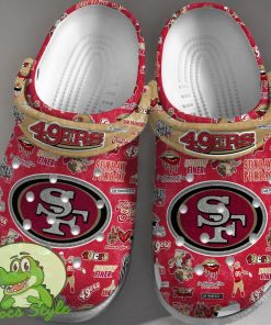 San Francisco 49ers NFL Sport Crocs Clogs Shoes Comfortable For Men Women Product Photo 1
