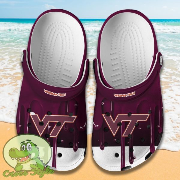 Virginia Tech Hokies Crocs New Design Best Choice For Fans