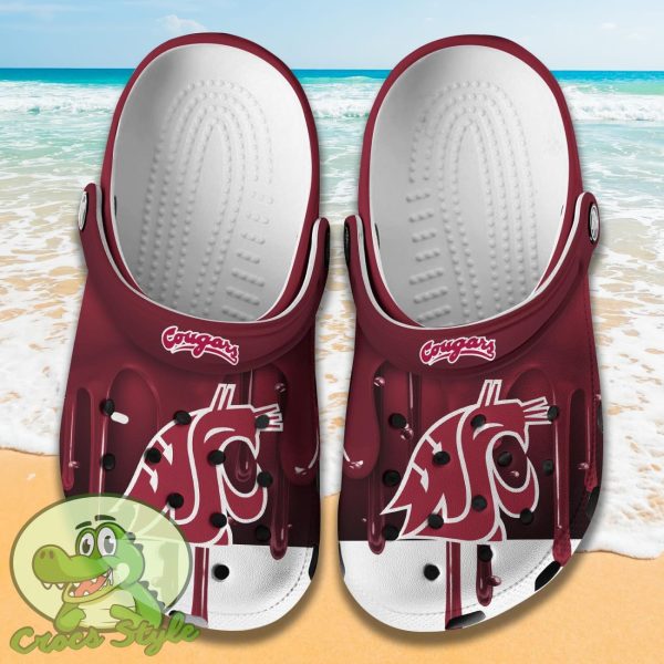 Washington State Cougars Crocs New Design Best Choice For Fans