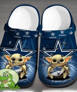 Yoda Dallas Cowboys NFL Sport Crocs Clog Shoes Product Photo 2