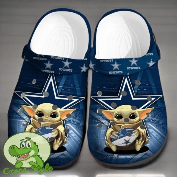 Yoda Dallas Cowboys NFL Sport Crocs Clog Shoes