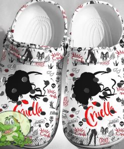 Cruella De Vil Disney Crocs 3D Clog Shoes Product Photo 1