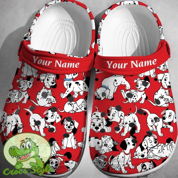 Custom Name 101 Dalmatian Crocs 3D Clog Shoes