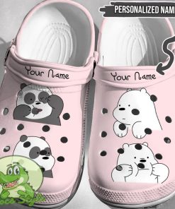 Custom Name 3 Bears Crocs 3D Clog Shoes Product Photo 1