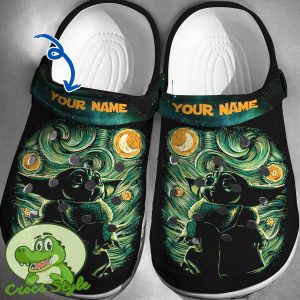 Custom Name Baby Yoda Crocs 3D Clog Shoes