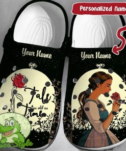 Custom Name Beauty And The Beast Crocs 3D Clog Shoes N9083 1t Product Photo 1