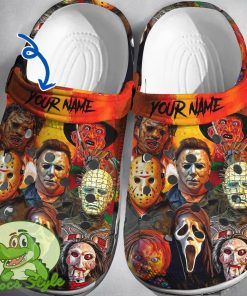 Custom Name Horror Movies Halloween Crocs 3D Clog Shoes Product Photo 1