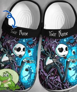 Custom Name Jack Skellington Crocs 3D Clog Shoes Product Photo 1