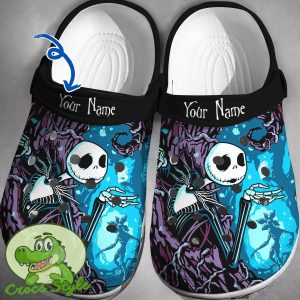 Custom Name Jack Skellington Crocs 3D Clog Shoes