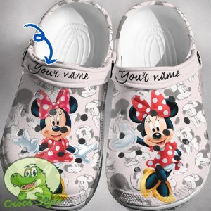 Custom Name Minnie Mouse Crocs 3D Clog Shoes N8710 1z