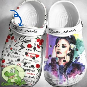 Custom Name Selena Quintanilla Crocs 3D Clog Shoes