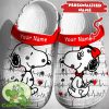 Custom Name Snoopy Crocs 3D Clog Shoes Product Photo 1