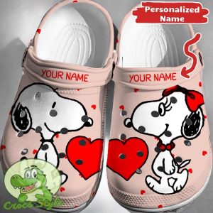 Custom Name Snoopy Crocs 3D Clog Shoes N8739 1db