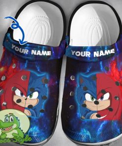 Custom Name Sonic The Hedgehog Crocs 3D Clog Shoes Product Photo 1
