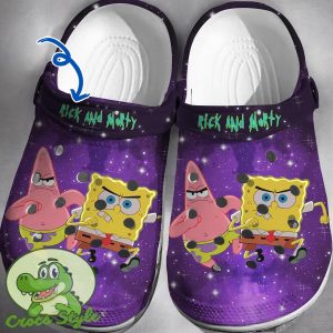 Custom Name Spongebob Patrick Rick Morty Crocs 3D Clog Shoes