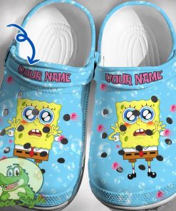 Custom Name Spongebob Squarepants Crocs 3D Clog Shoes Product Photo 1