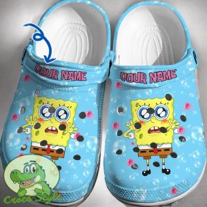 Custom Name Spongebob Squarepants Crocs 3D Clog Shoes