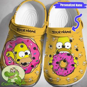 Custom Name The Simpson Crocs 3D Clog Shoes