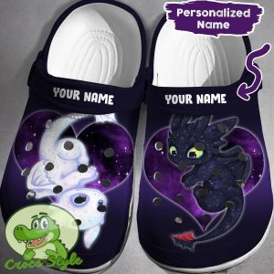 Custom Name Toothless Crocs 3D Clog Shoes