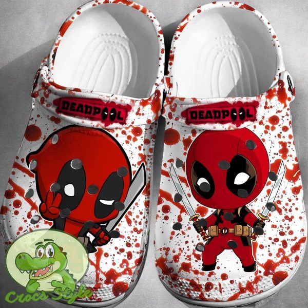 Deadpool Crocs 3D Clog Shoes N3535 1j