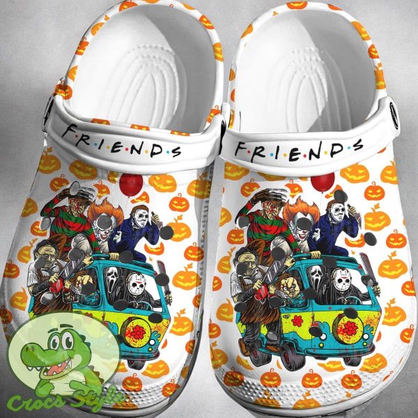 Friends Horror Movies Halloween Crocs 3D Clog Shoes