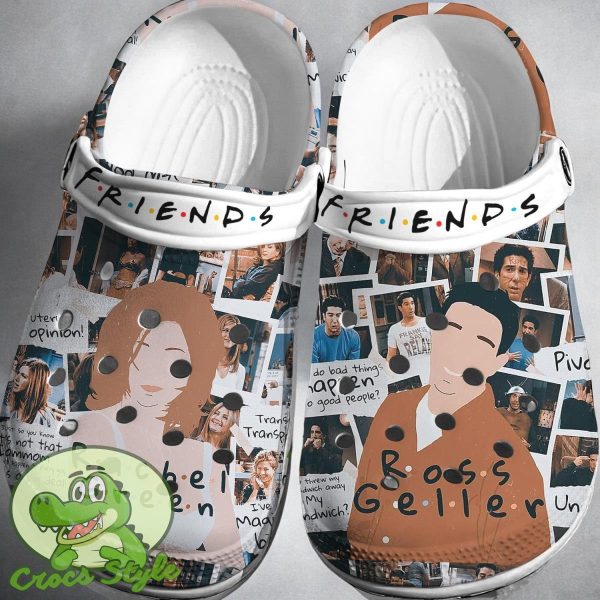 Friends Rachel Ross Crocs 3D Clog Shoes