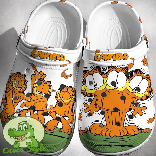 Garfield Crocs 3D Clog Shoes N2906 1fs