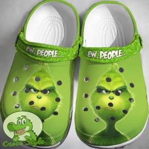 Grinch Ew People Crocs 3D Clog Shoes