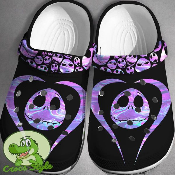 Jack Skellington Crocs 3D Clog Shoes N1398 1sg