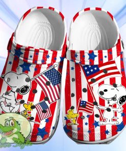 July 4th Snoopy Crocs 3D Clog Shoes Product Photo 1