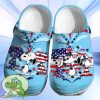July 4th Snoopy Crocs 3D Clog Shoes 5917 Comfortable For Men Women and Kids Product Photo 1