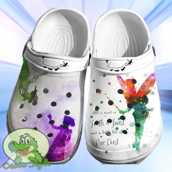 Peter Pan Crocs 3D Clog Shoes