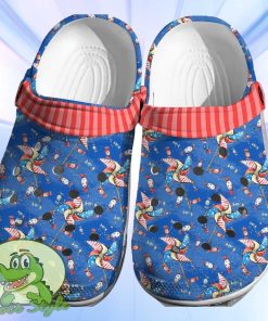 Pinwheel 4th July Crocs 3D Clog Shoes Product Photo 1