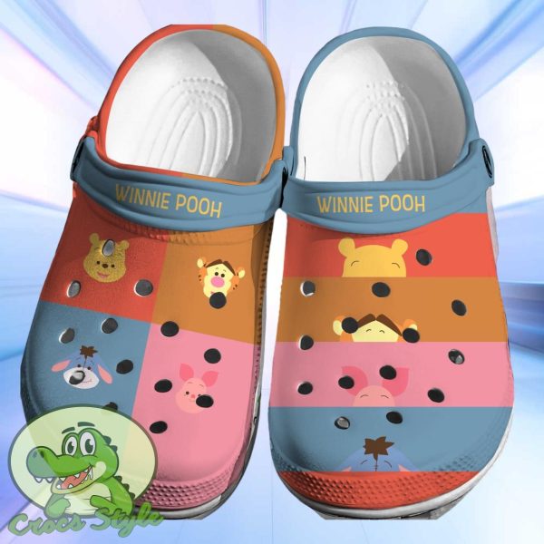 Pooh Crocs 3D Clog Shoes