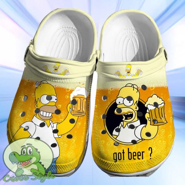 Simpson Crocs 3D Clog Shoes